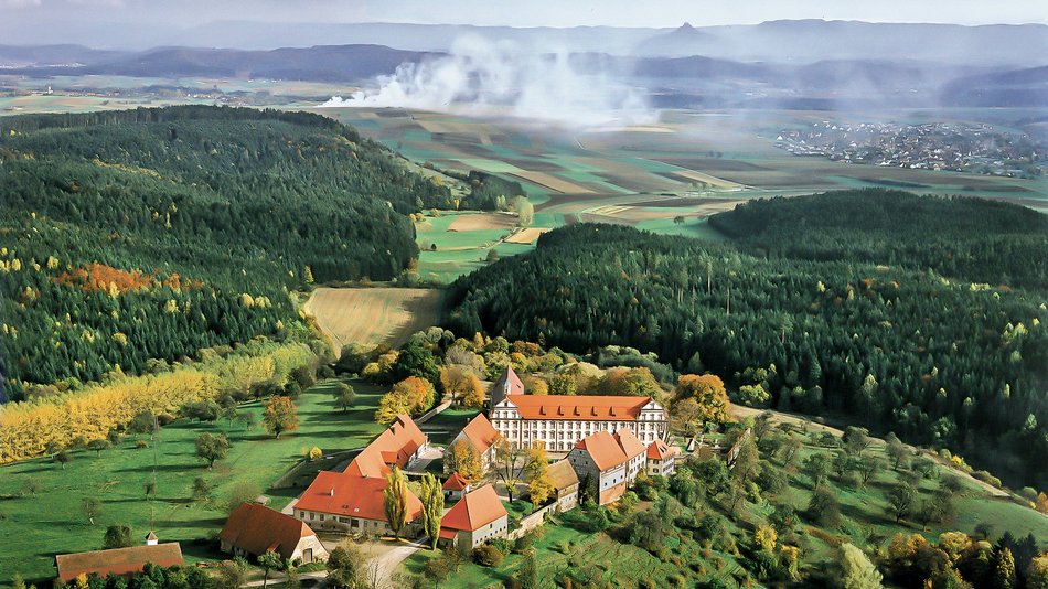 Kloster Kirchberg Luftaufnahme
